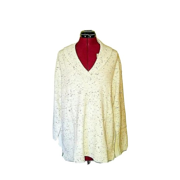 Charter Club Sweater Pullover Womens Size XL Core Cotton Shawl Collar Si… - Picture 1 of 6